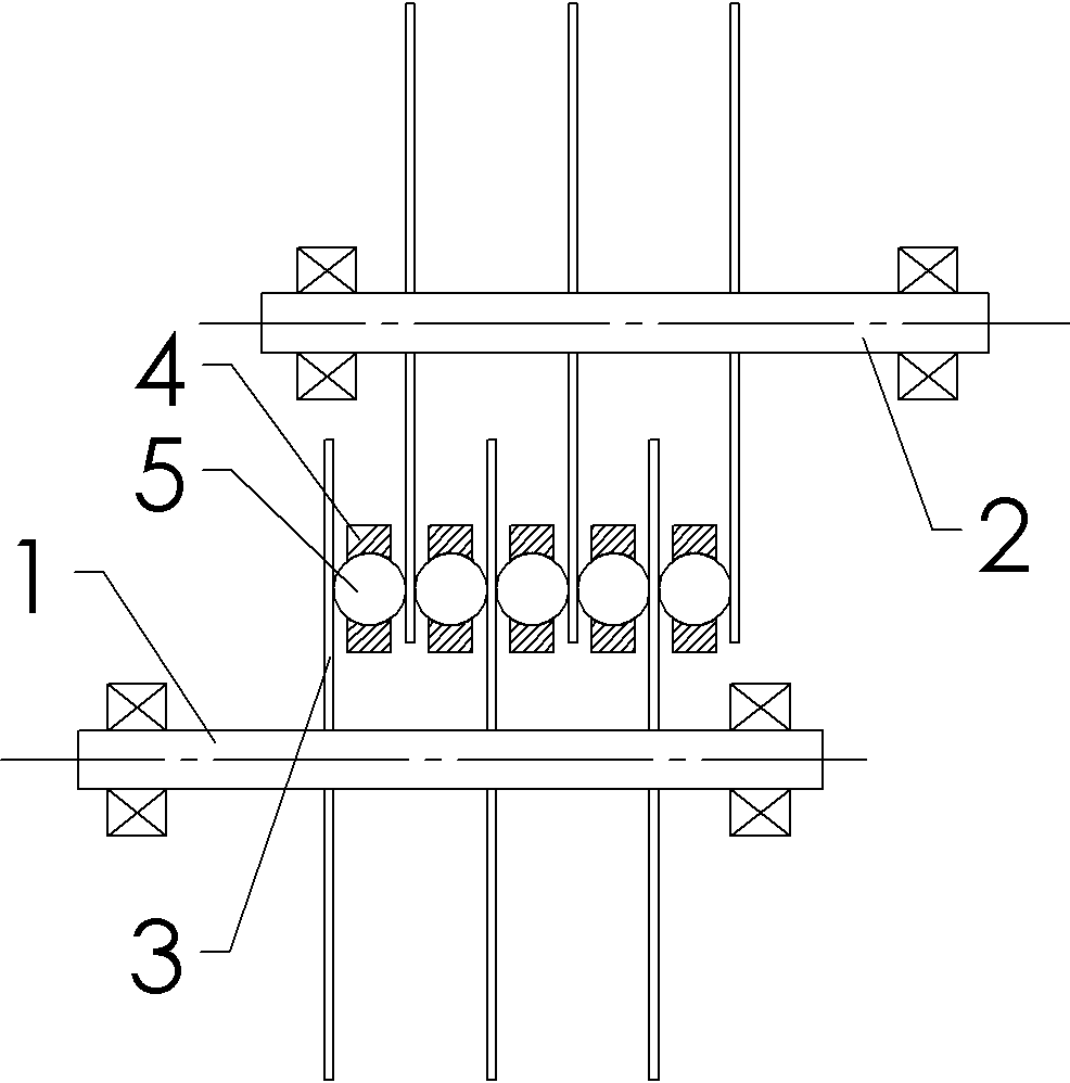 Lathe main shaft protruding edge circular disc speed changing device