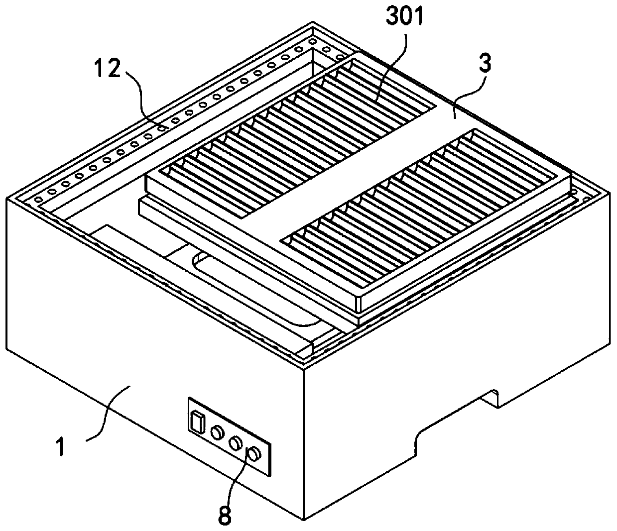 Automatic blood mixing and shaking device for clinical laboratory