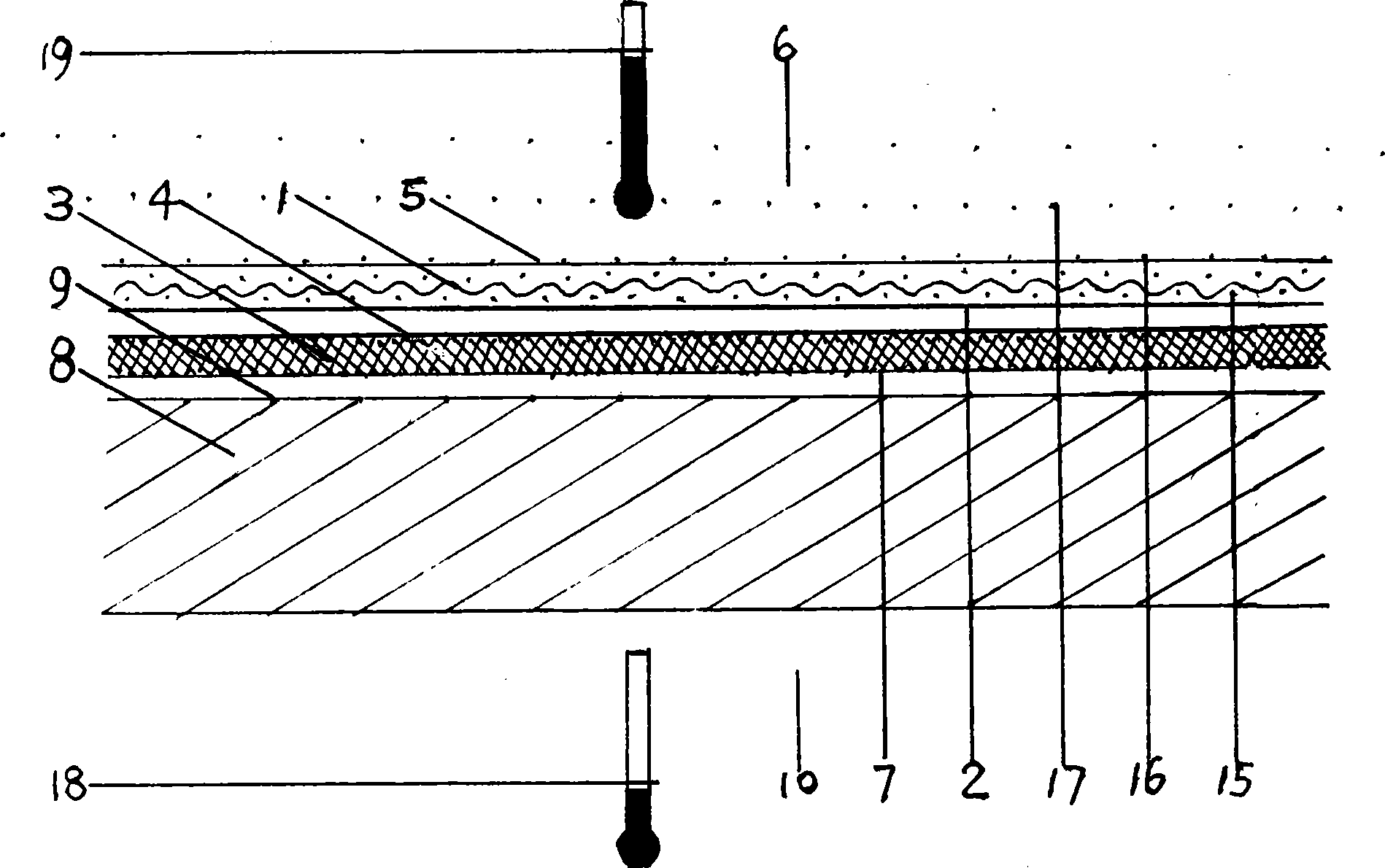 Water evaporation cooling device