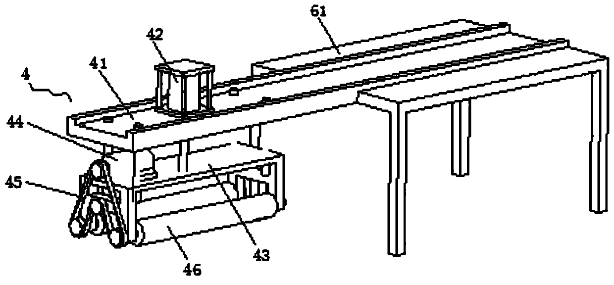 Opening flattening device for polishing composite pipe opening seal ring