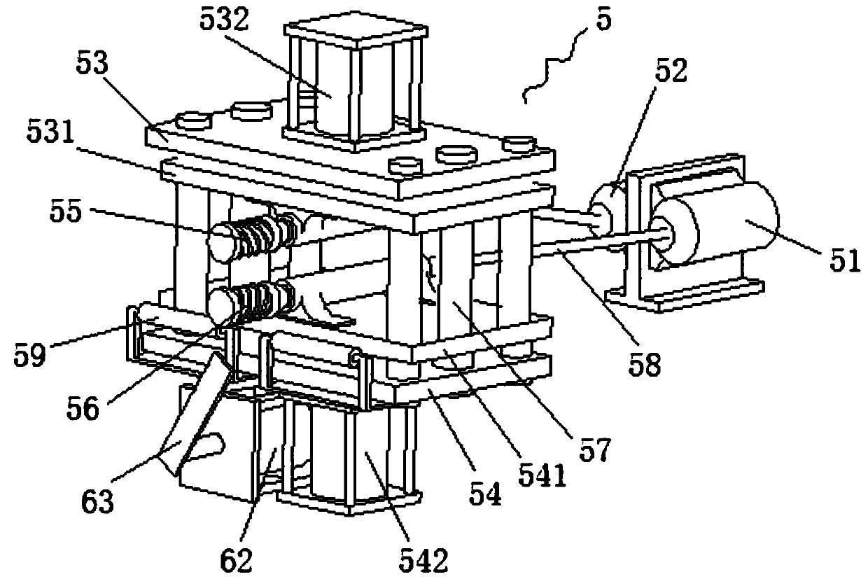 Opening flattening device for polishing composite pipe opening seal ring