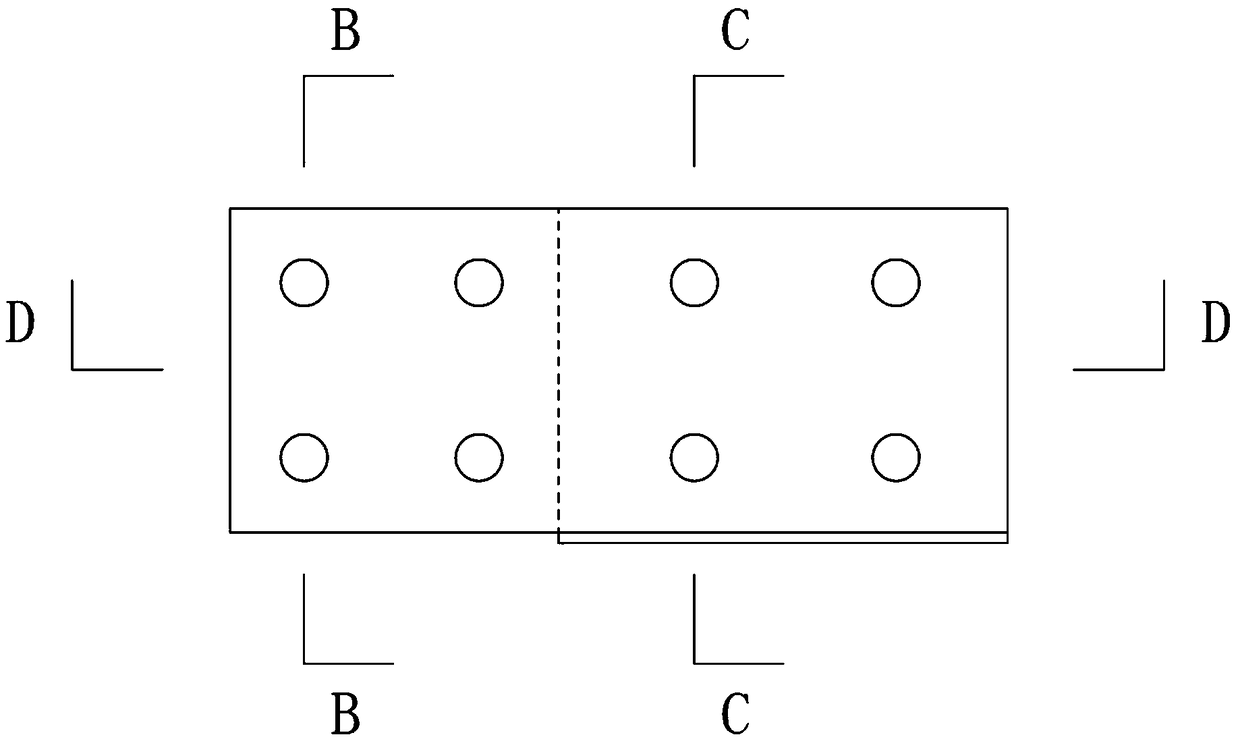 Wood structure fabricated type profile steel bolt joint