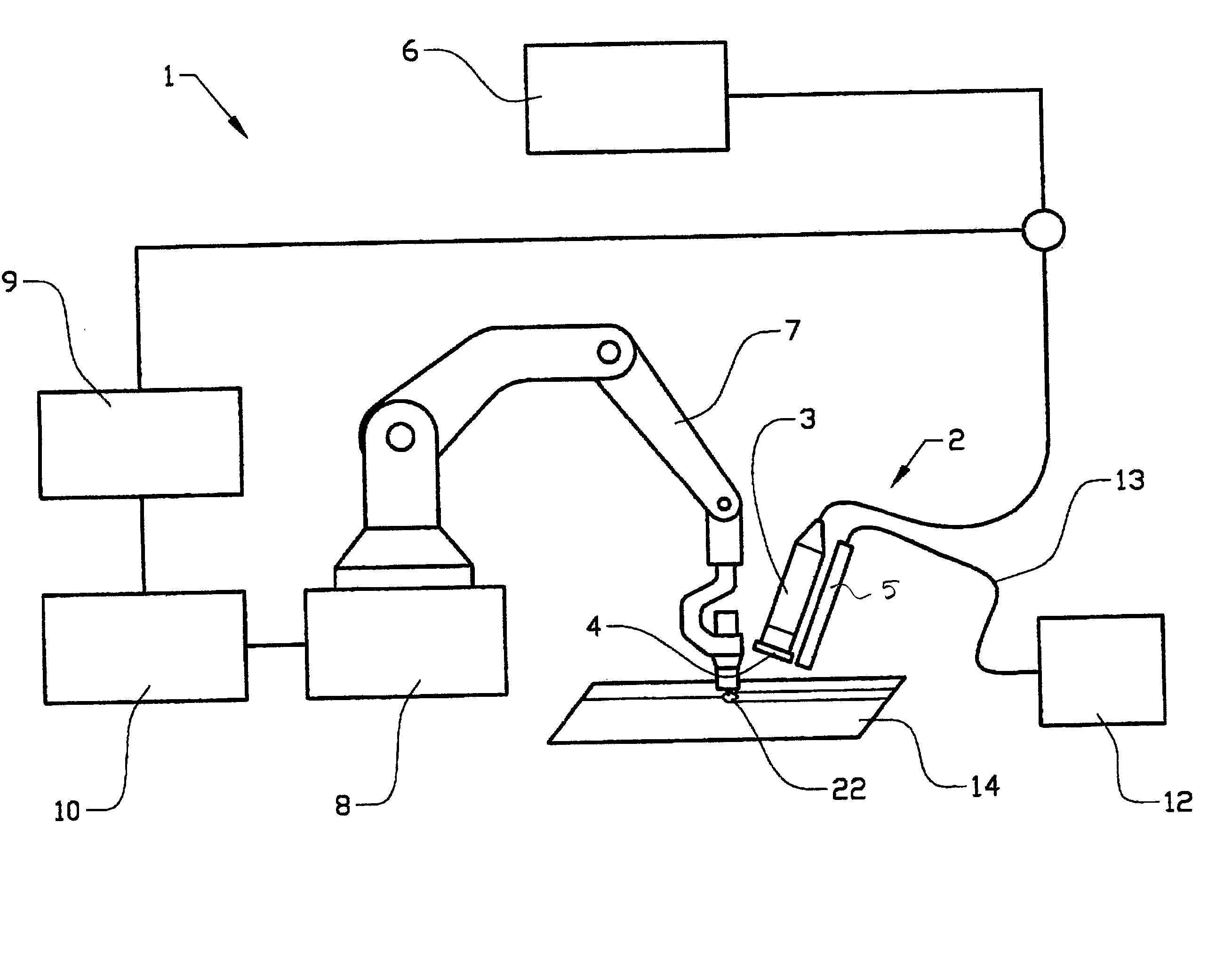 Device and method for monitoring a welding area and an arrangement and a method for controlling a welding operation