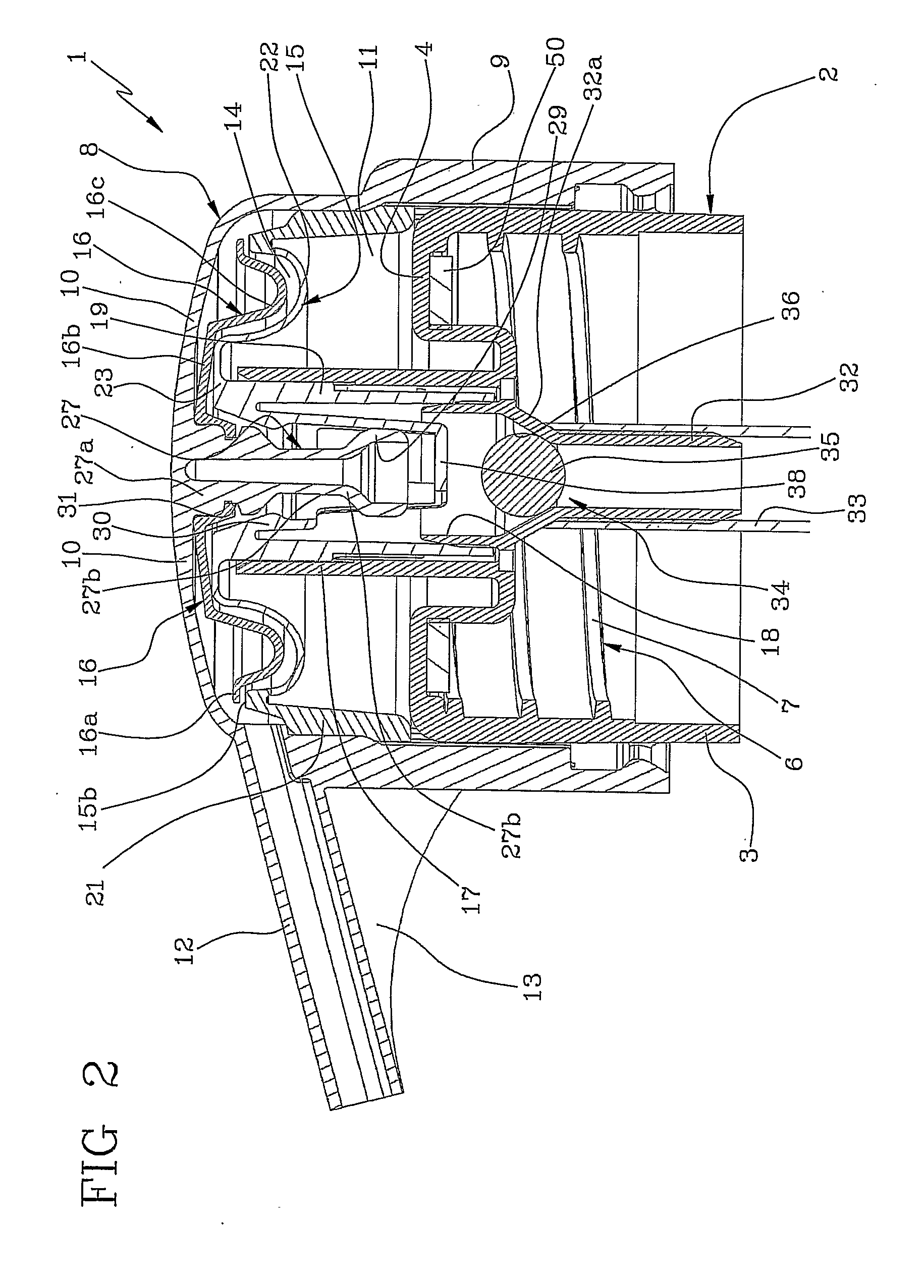 Dispenser of fluid products