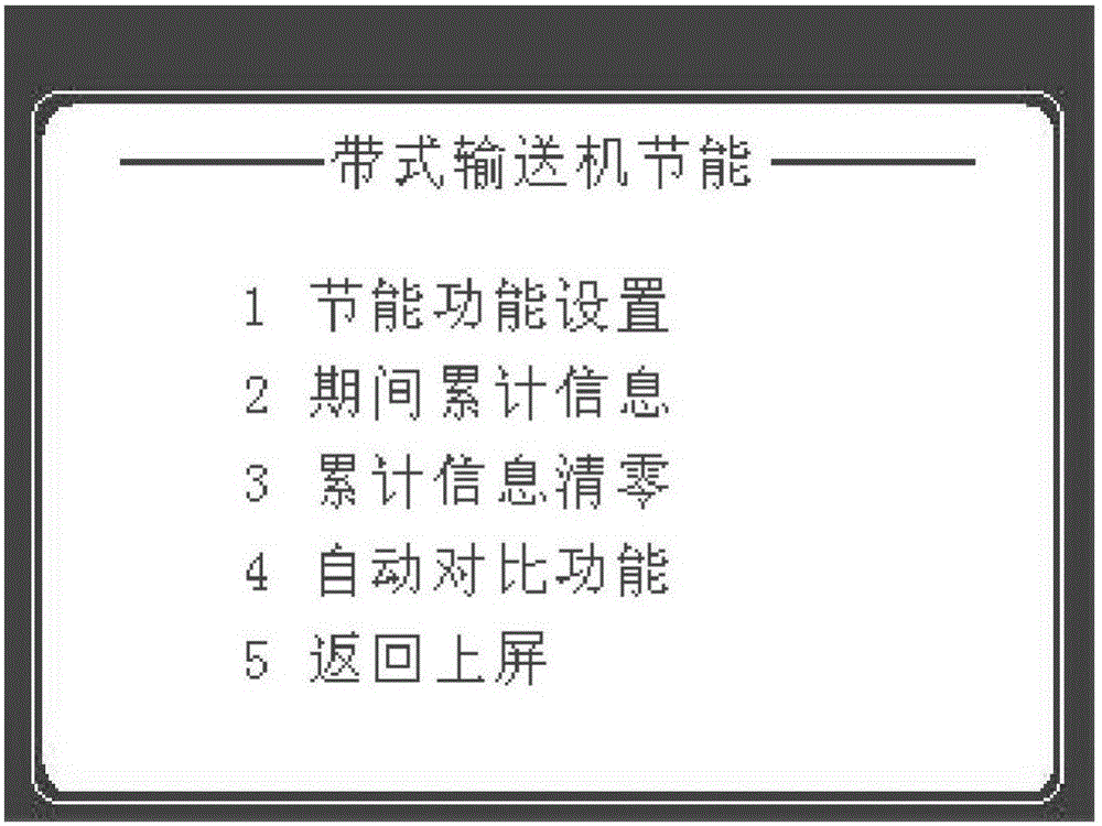 Coal mine conveying energy-saving system