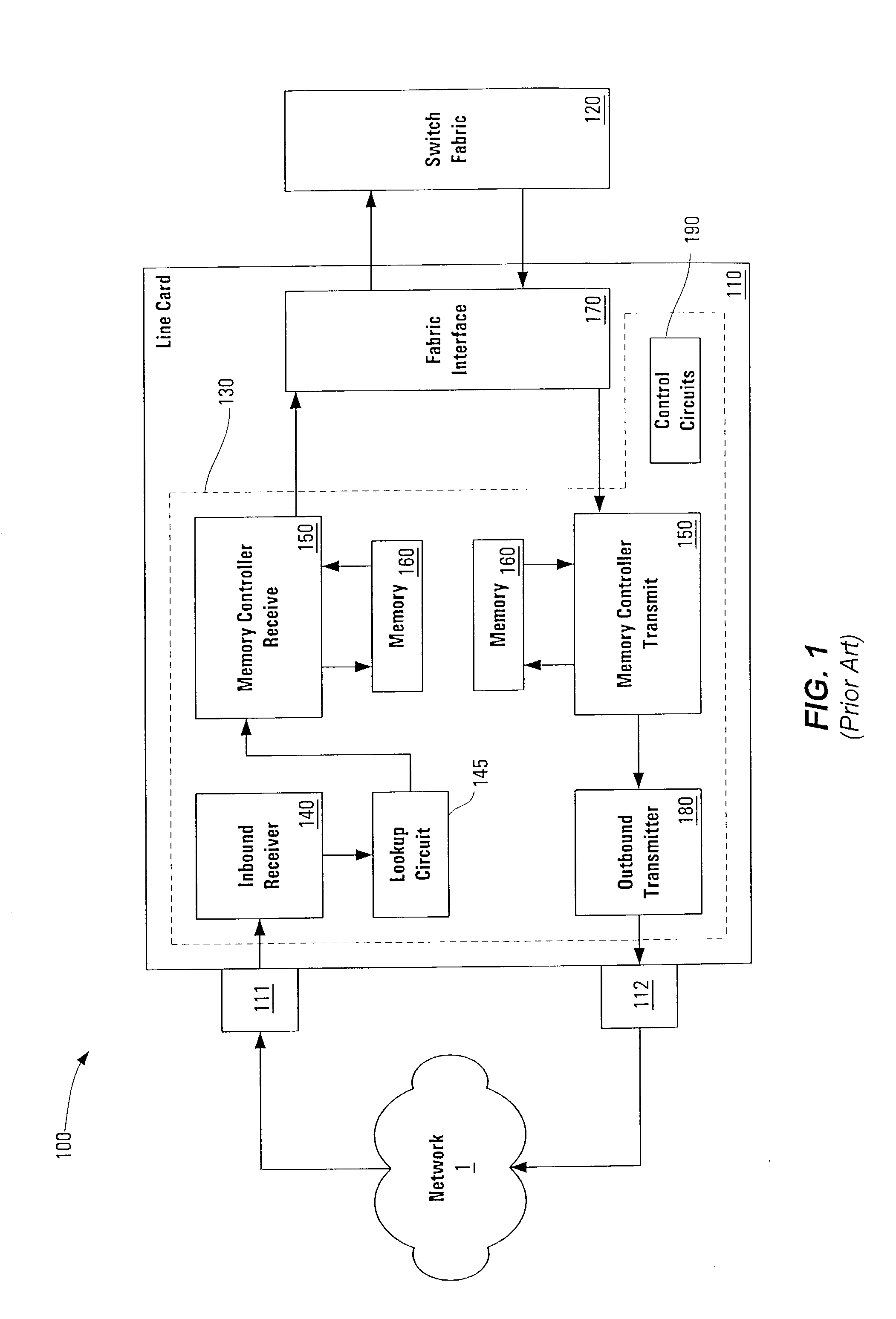 Pipelined packet switching and queuing architecture