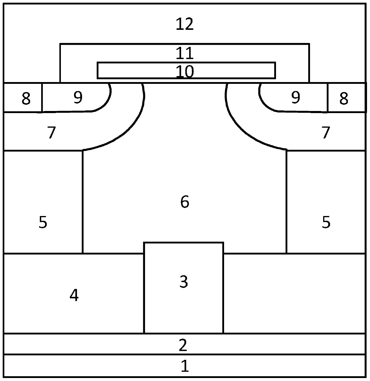 A Semi-Superjunction MOSFET with Auxiliary Buried Oxide