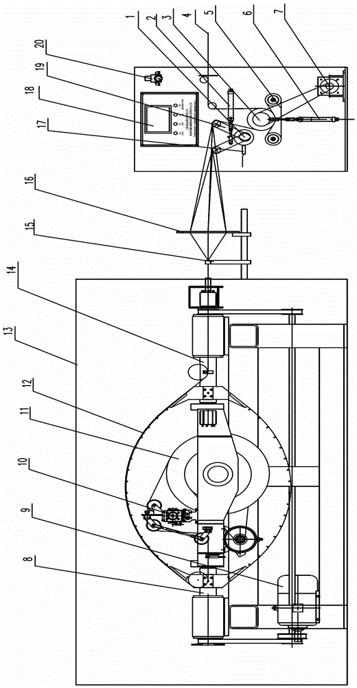 High speed stranding machine