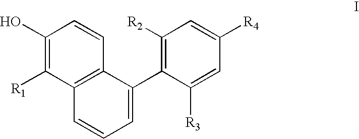 Phenyl naphthol ligands for thyroid hormone receptor