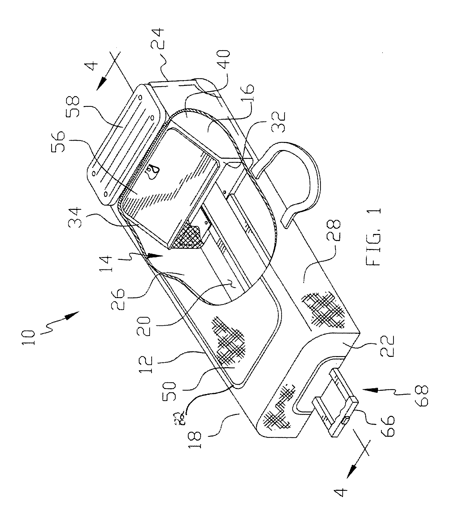 Sports equipment bag with integrated stool