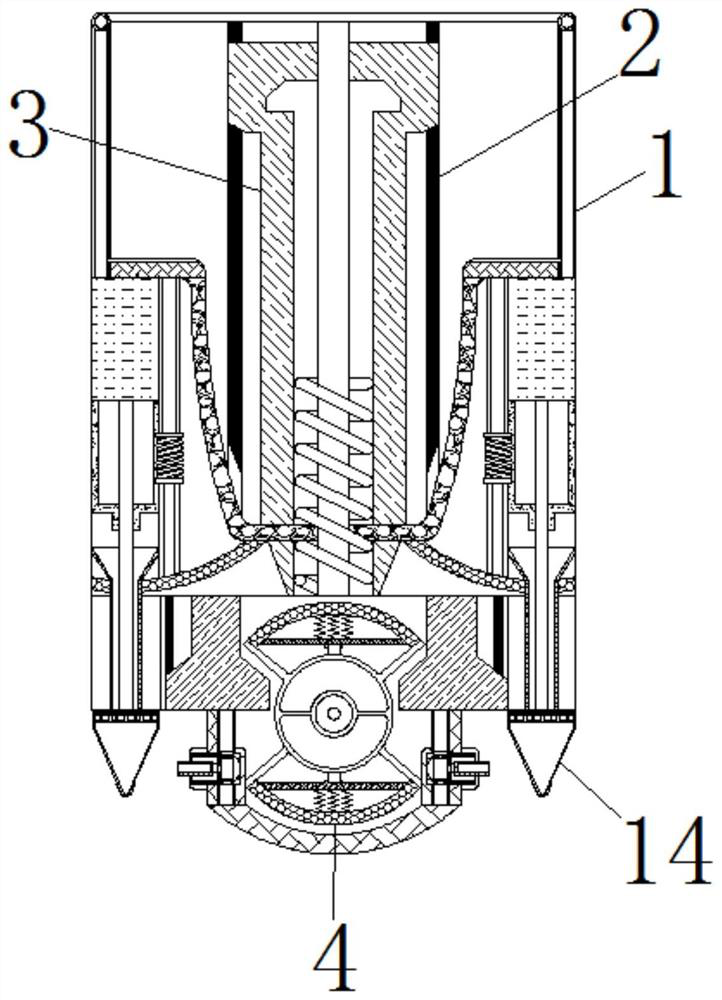 A kind of equipment for forging and pressing electromechanical pipe fittings by using hammer body action