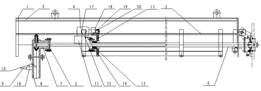 Leakage-free synchronous long-telescopic steam ash blower