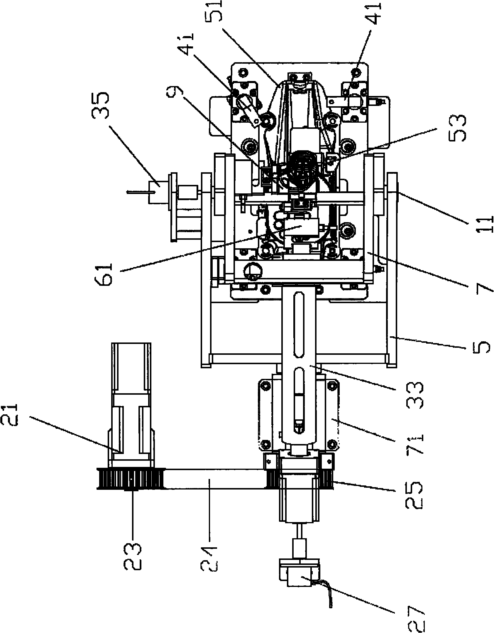 Testing machine for testing performance of reverse gear assembly