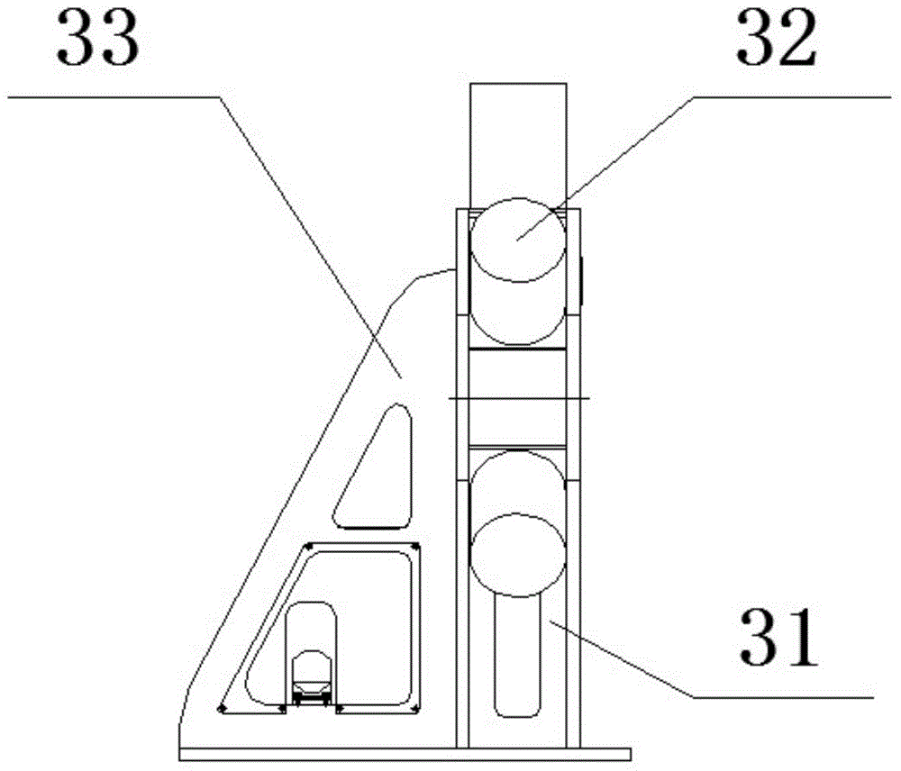 Mould dismounting machine of screw rod drilling tool