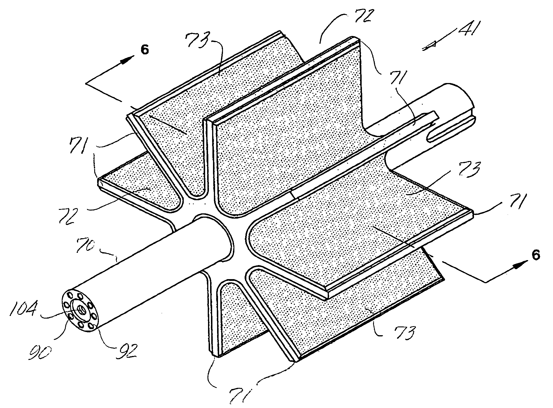 Rotary feeder valve for pneumatic conveying system