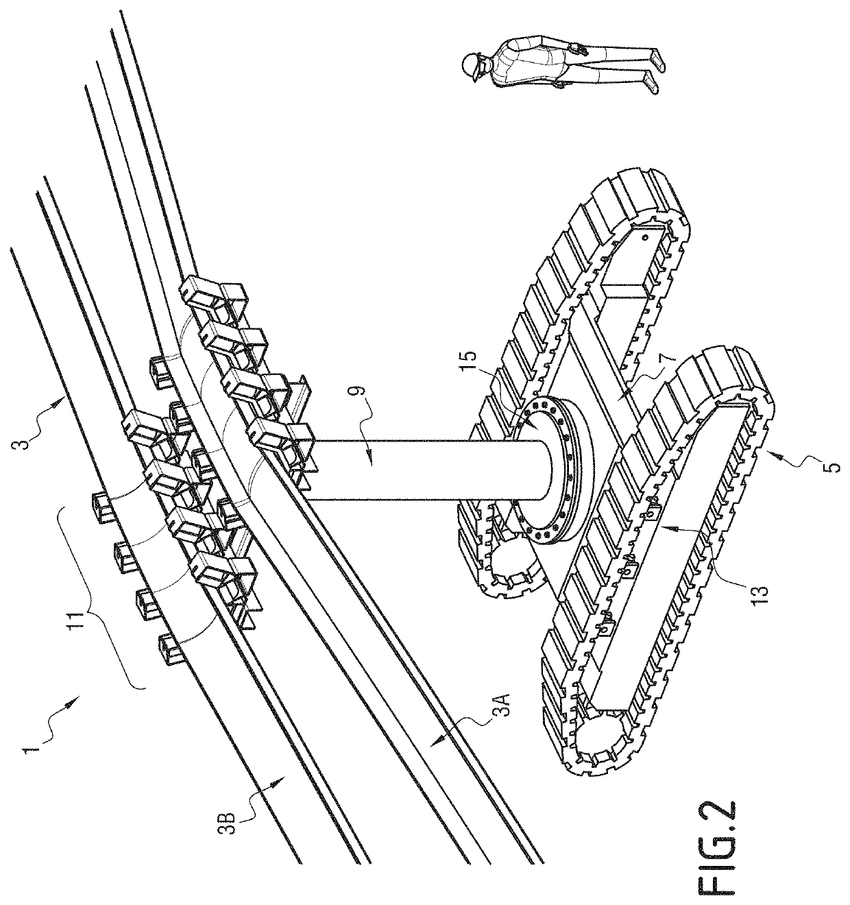 Belt conveyor and method of moving