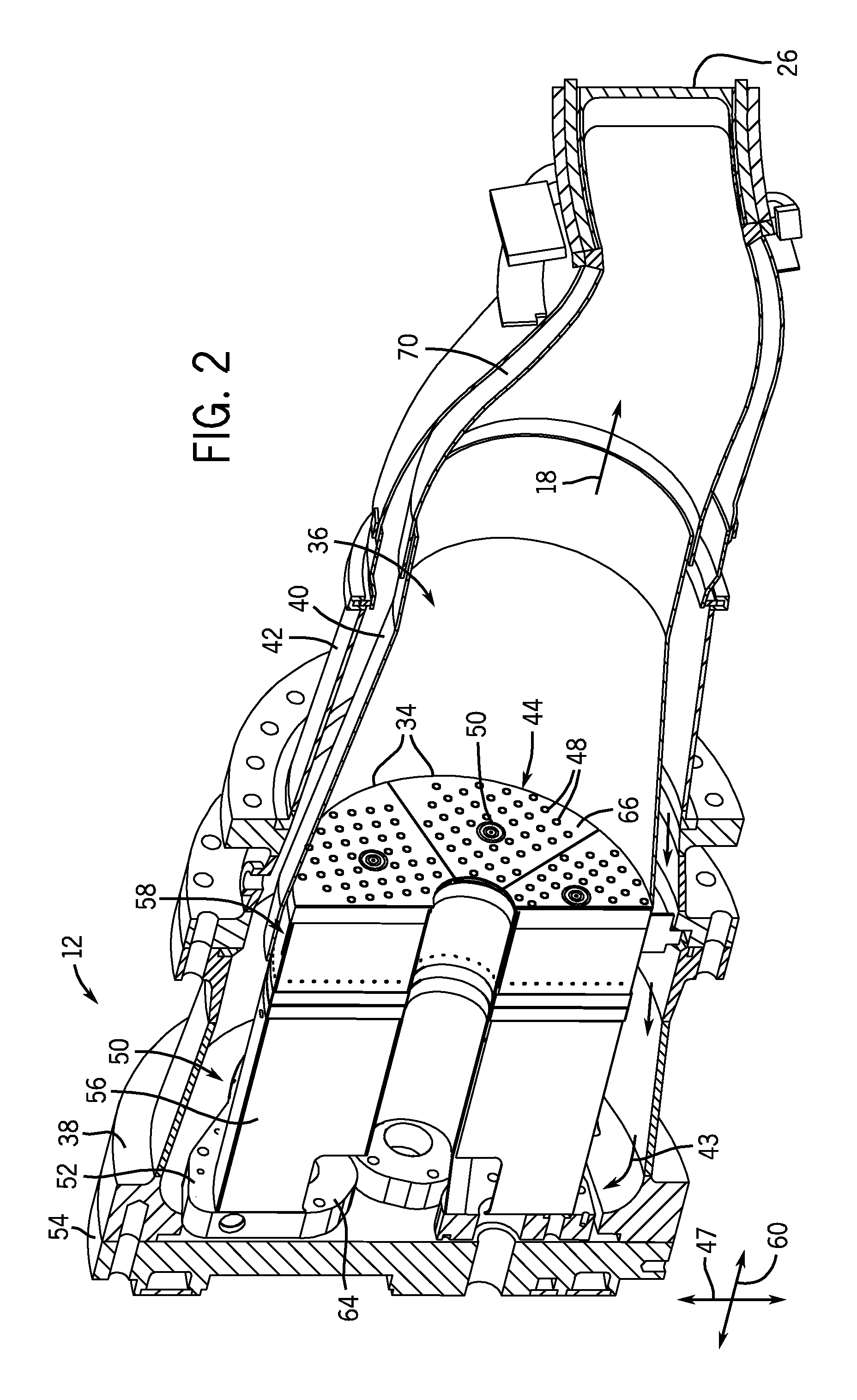 Fuel nozzles for injecting fuel in a gas turbine combustor