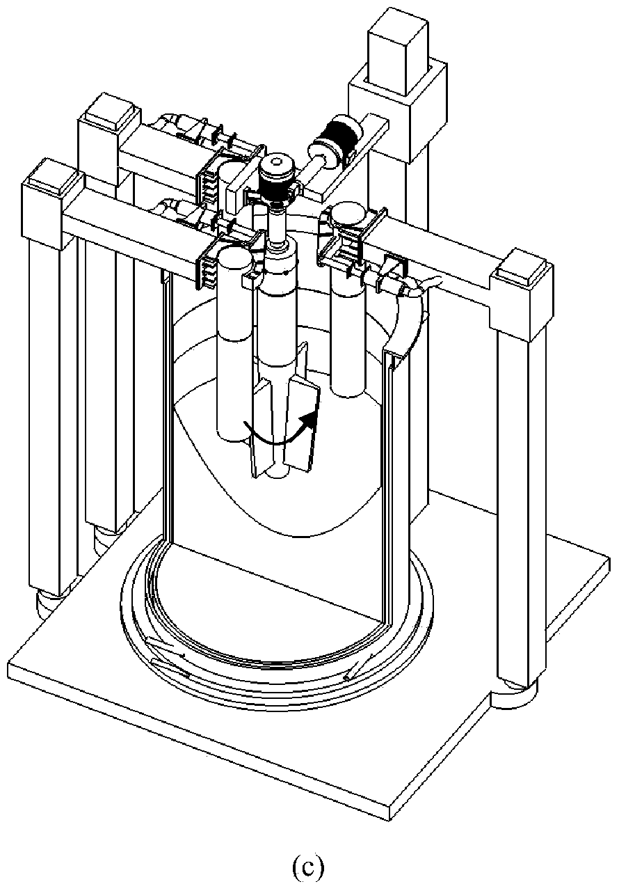 Consumable stirrer added device and method for producing large homogeneous electro-slag re-melting steel ingots