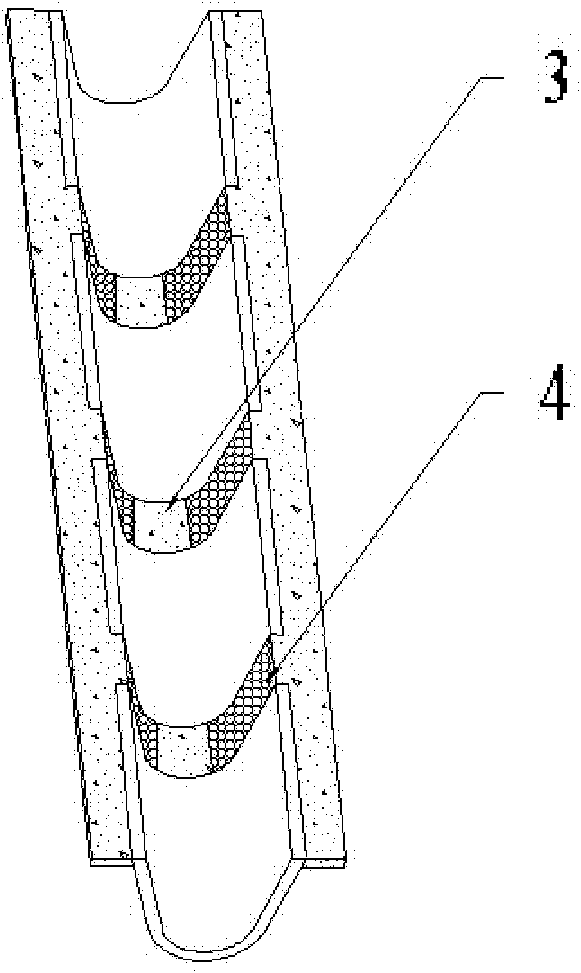 Construction method for nitrogen and phosphorus loss system of greenhouse soil of intercept river network area