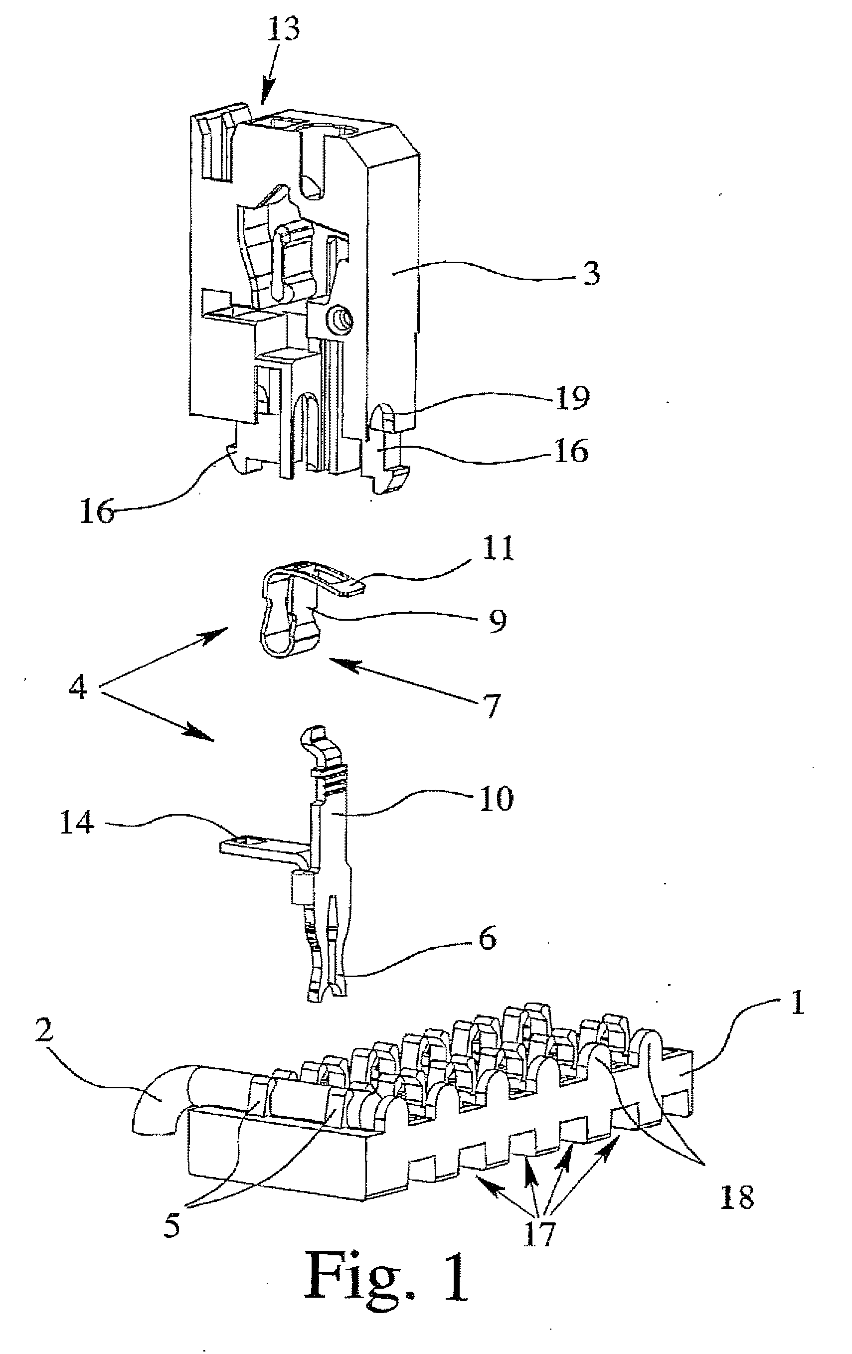 Electrical connection arrangement