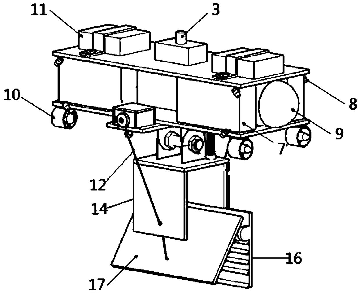 Container fishing device and fishing method