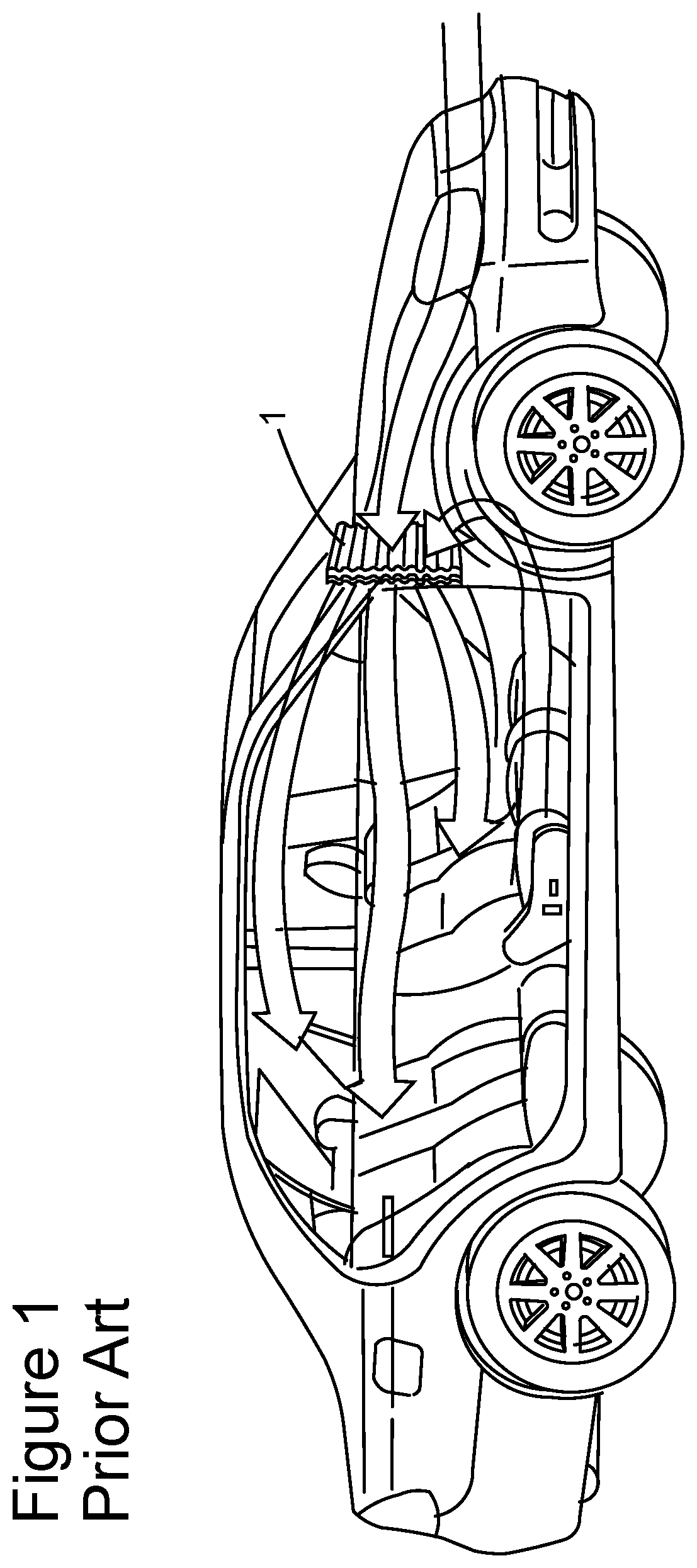 Ionization air purification system for the passenger cabin of a vehicle