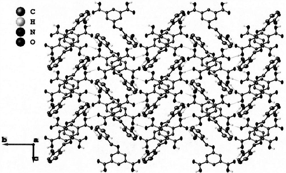 Fluorescent material 5-{[(2-hydroxyphenyl)methyl]amino}benzene-1,3-dicarboxylic acid and its synthesis method