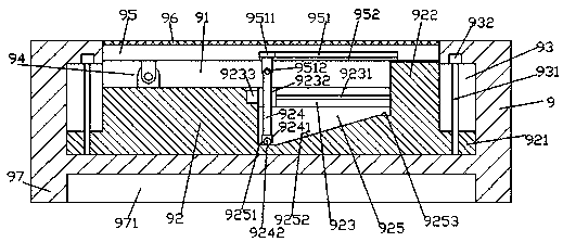 A workpiece processing table device