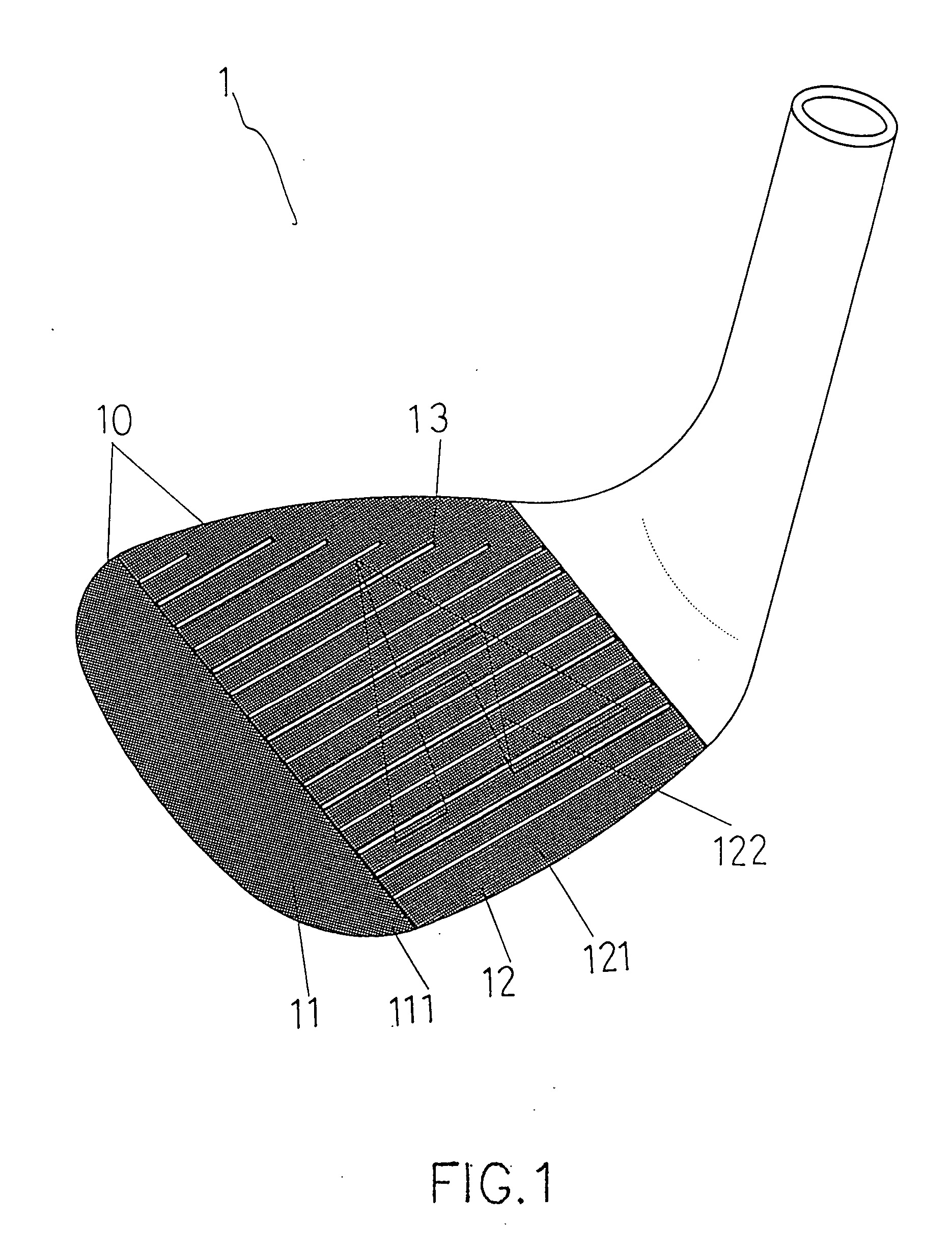 Striking surface of golf club heads