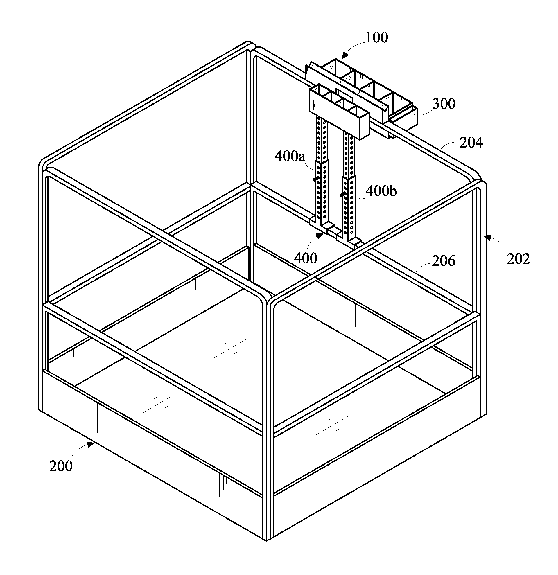 Article holding device for aerial work platform