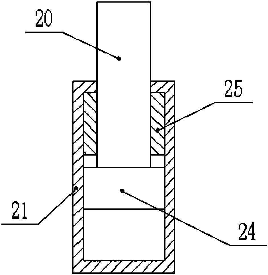 Eccentric hoisting type environment-friendly waste gas spraying treatment device