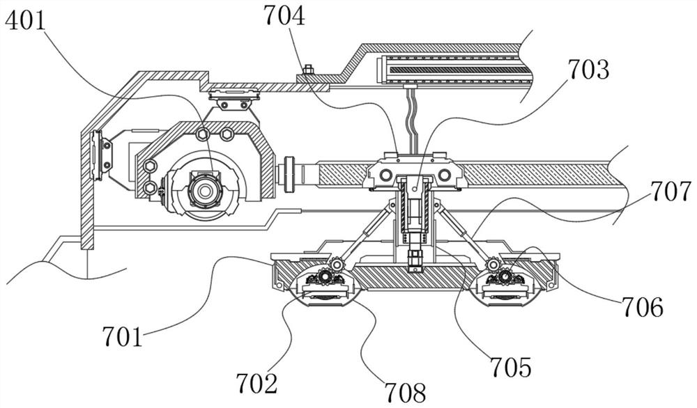 Computer-based image processing equipment with telescopic structure