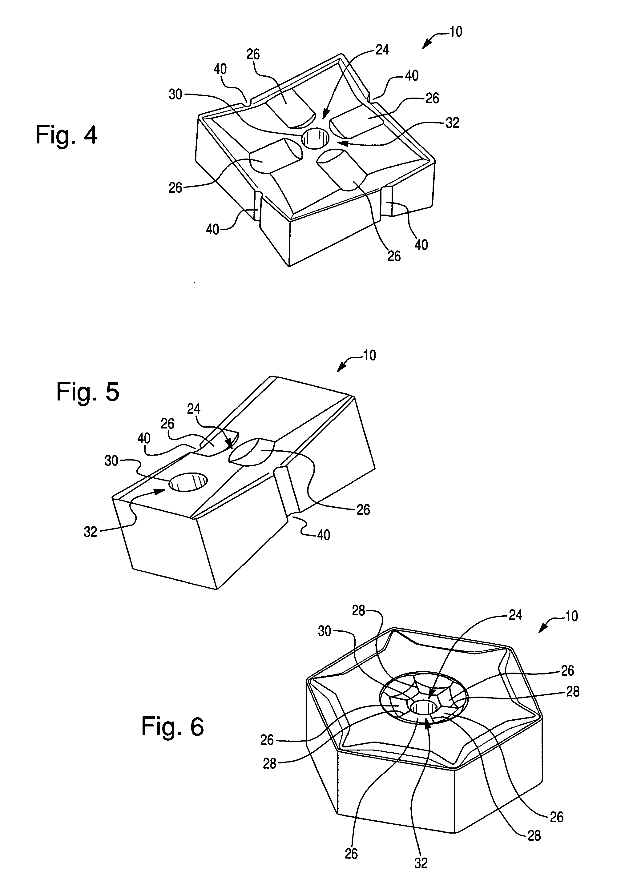 Side locking insert and material removal tool with same