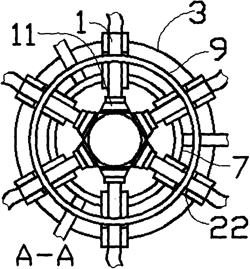 Circumferential expansion flushing device