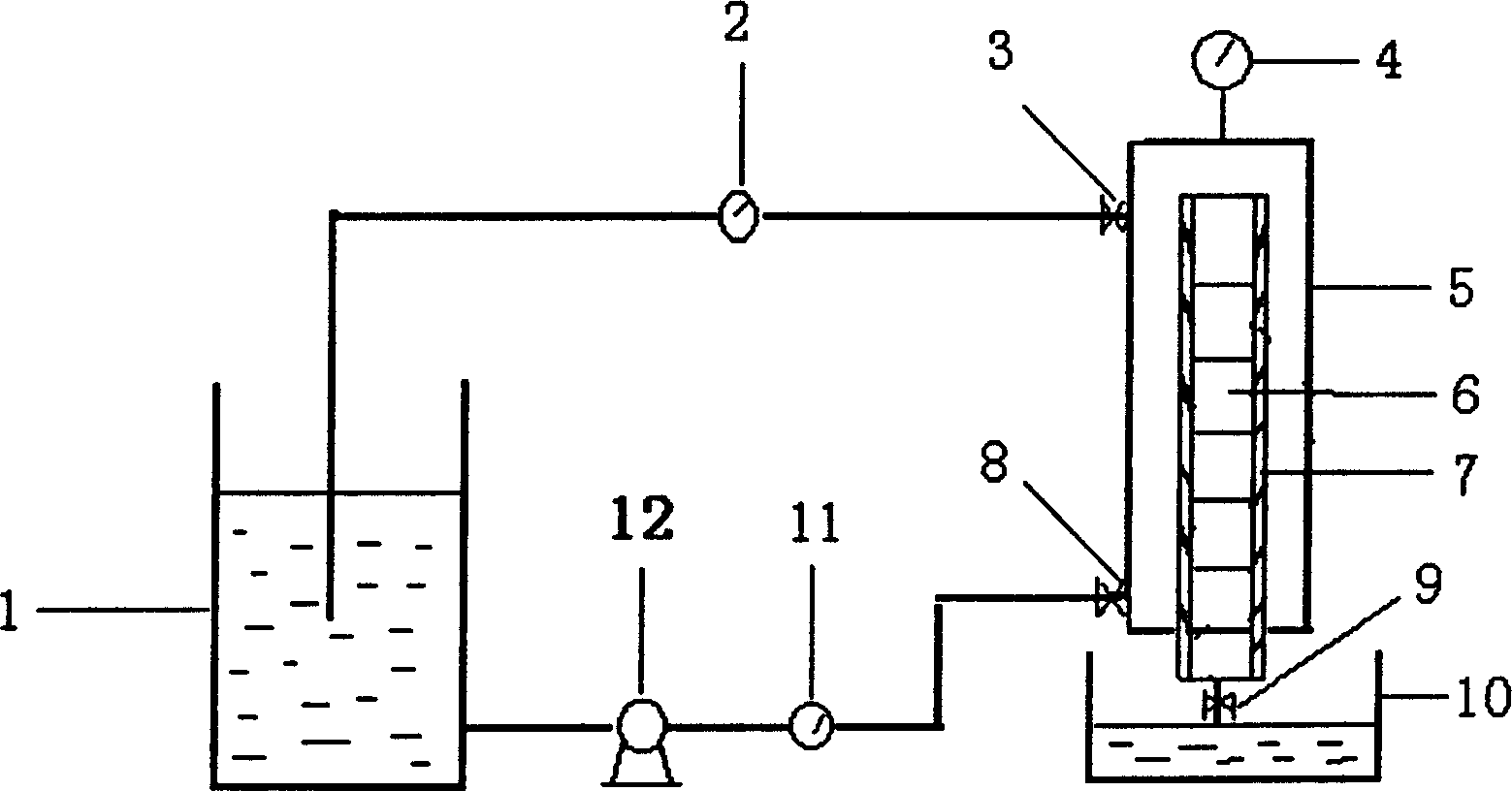 Solvent recovery process for solvent method cellulose fiber preparation