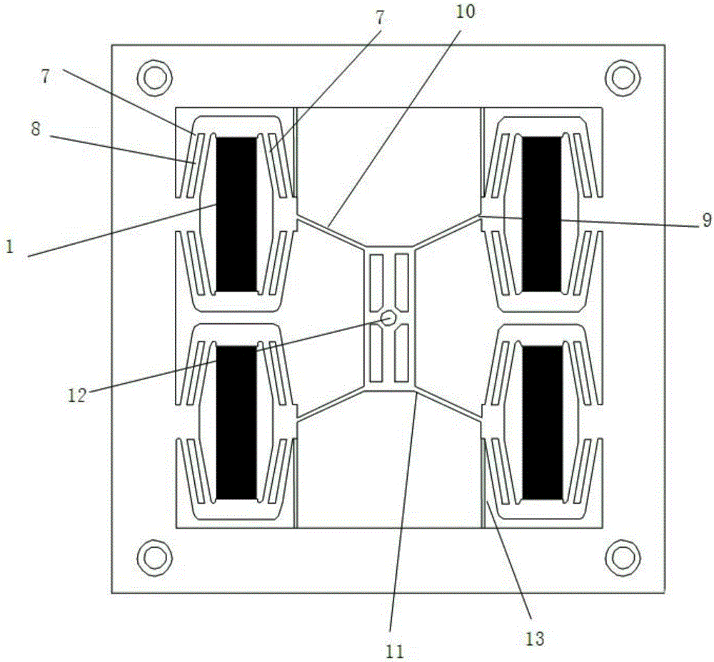 A three-degree-of-freedom precision positioning platform in xyθ plane