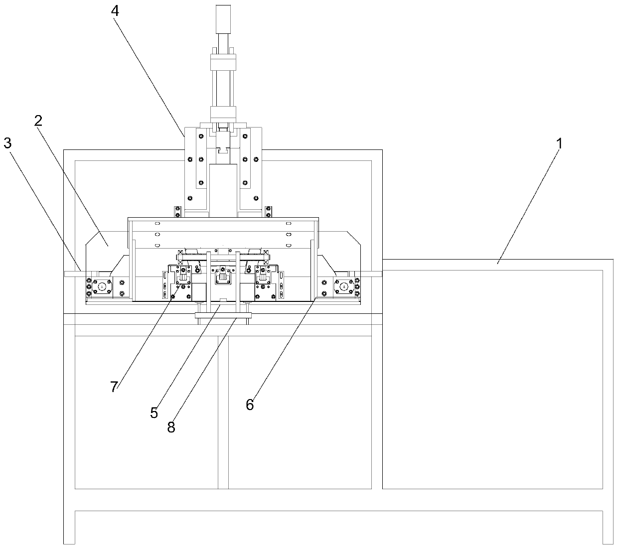 U-shaped wire forming machine