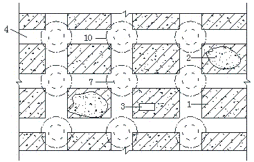 Construction method for transforming cement concrete pavement with embedded reinforced asphalt layer