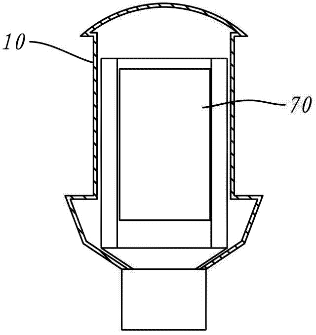 Reflecting all-around light distribution LED (light-emitting diode) bulb lamp