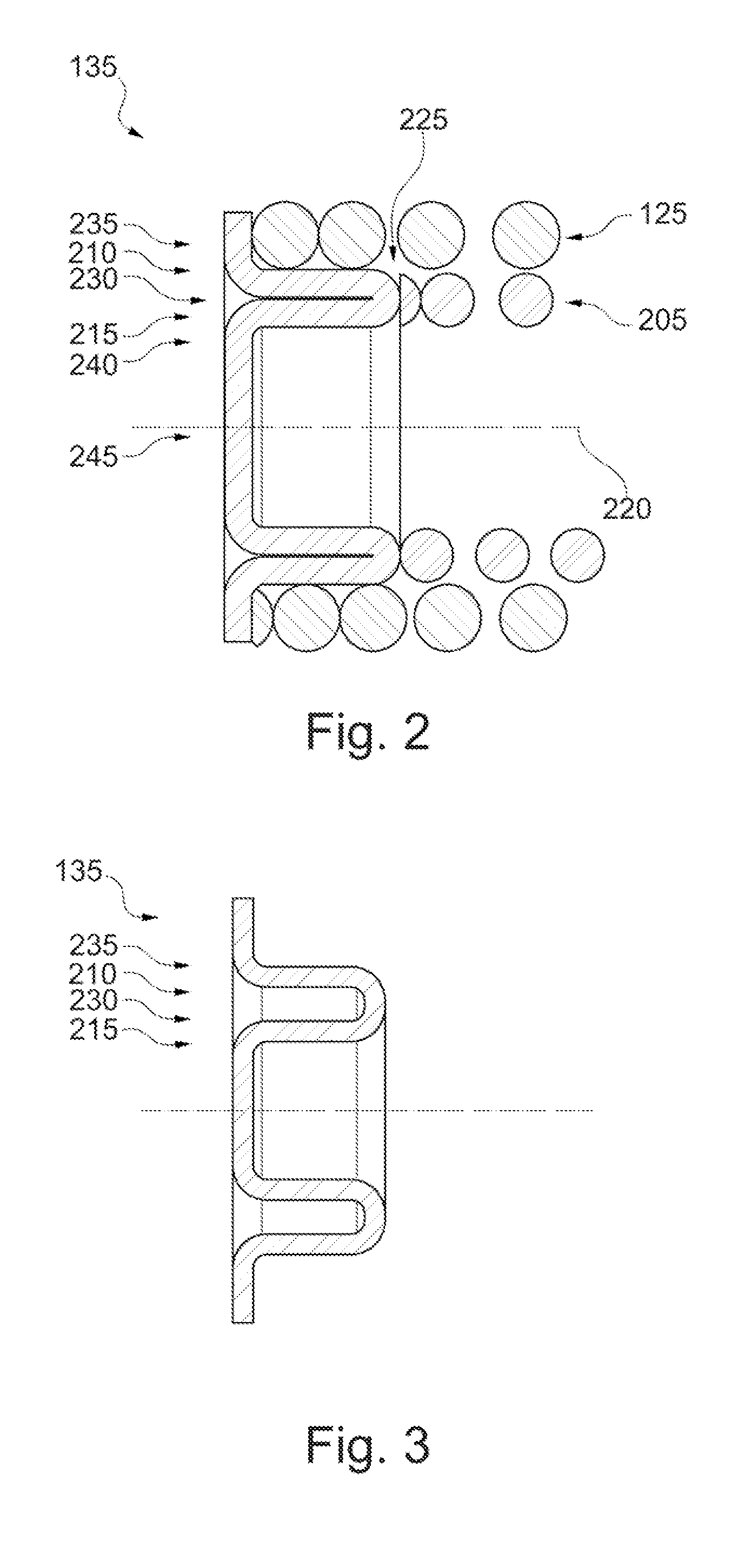 Torsional vibration damper with arc spring and end cap