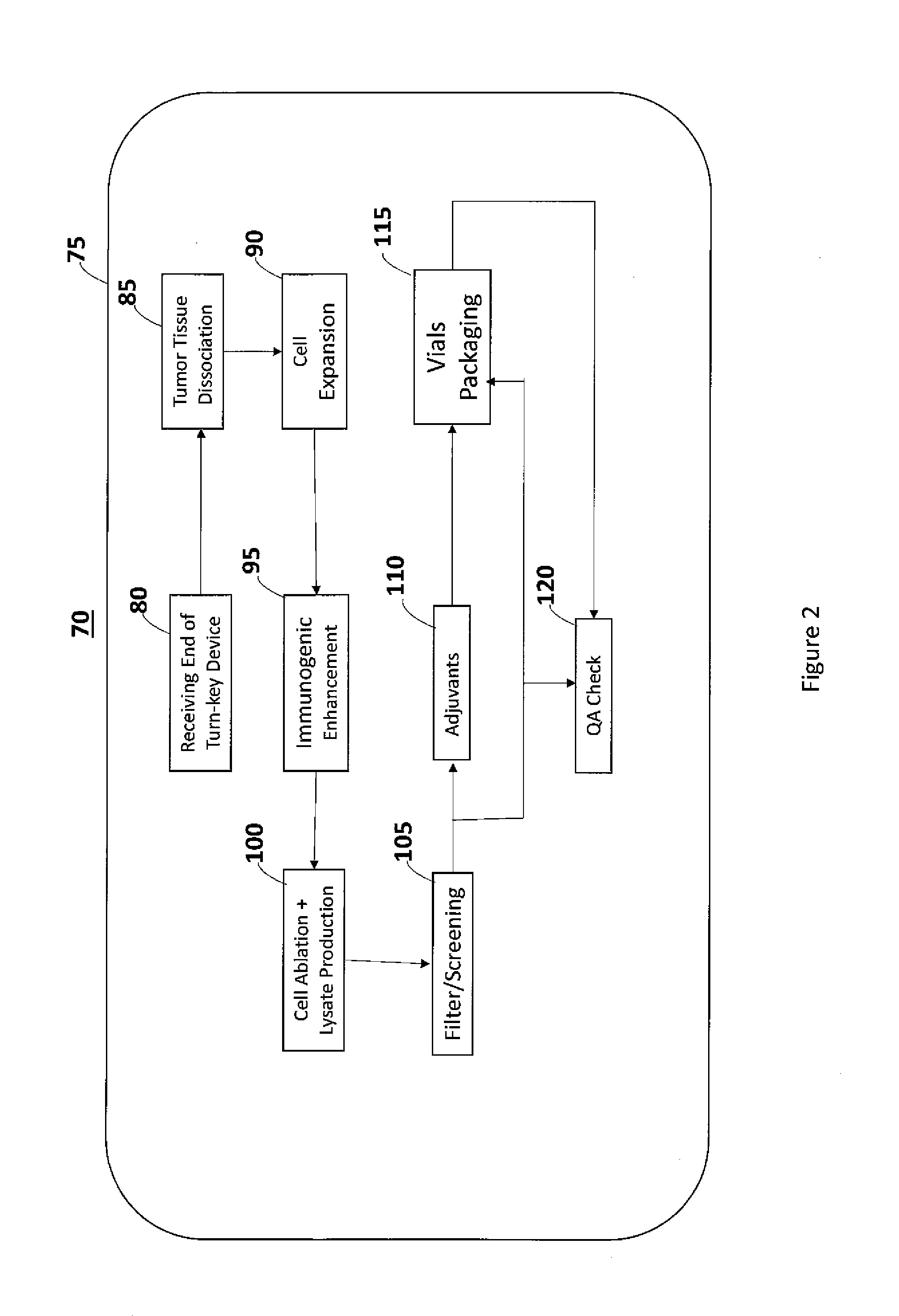 Self-Contained Device and System to Produce Ex-Vivo Autologous Whole Cell Tumor Vaccines