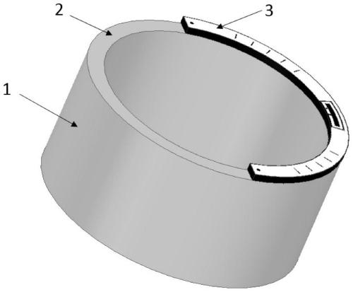 Anti-metal ultrahigh-frequency electronic tag antenna conformal to petroleum pipe sleeve wall