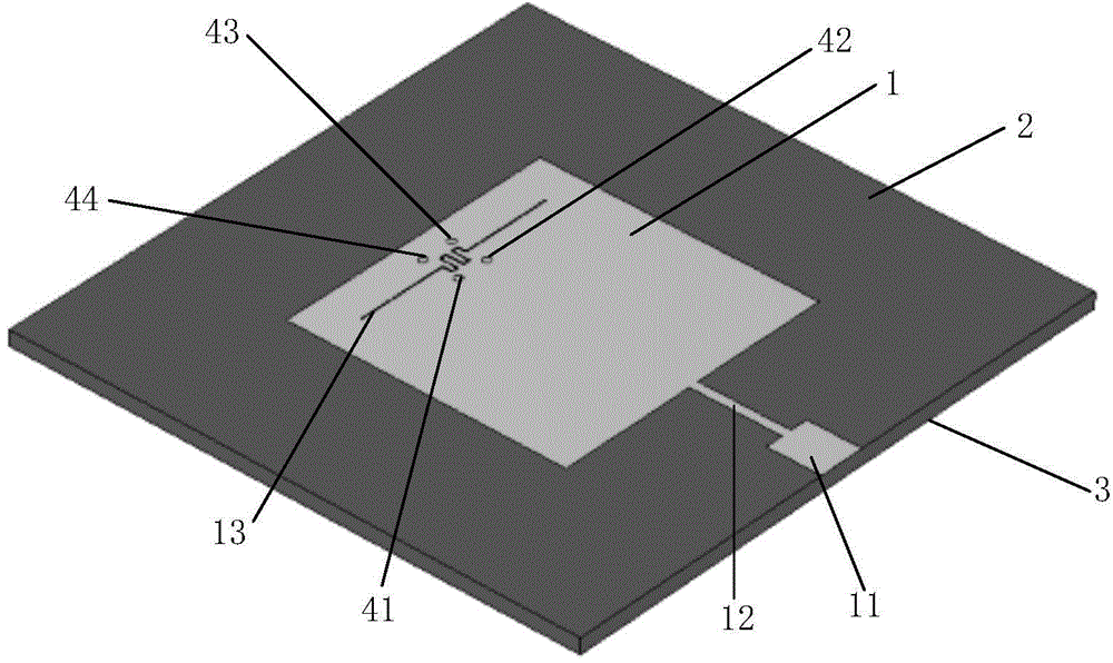 Frequency and polarization programmable patch antenna