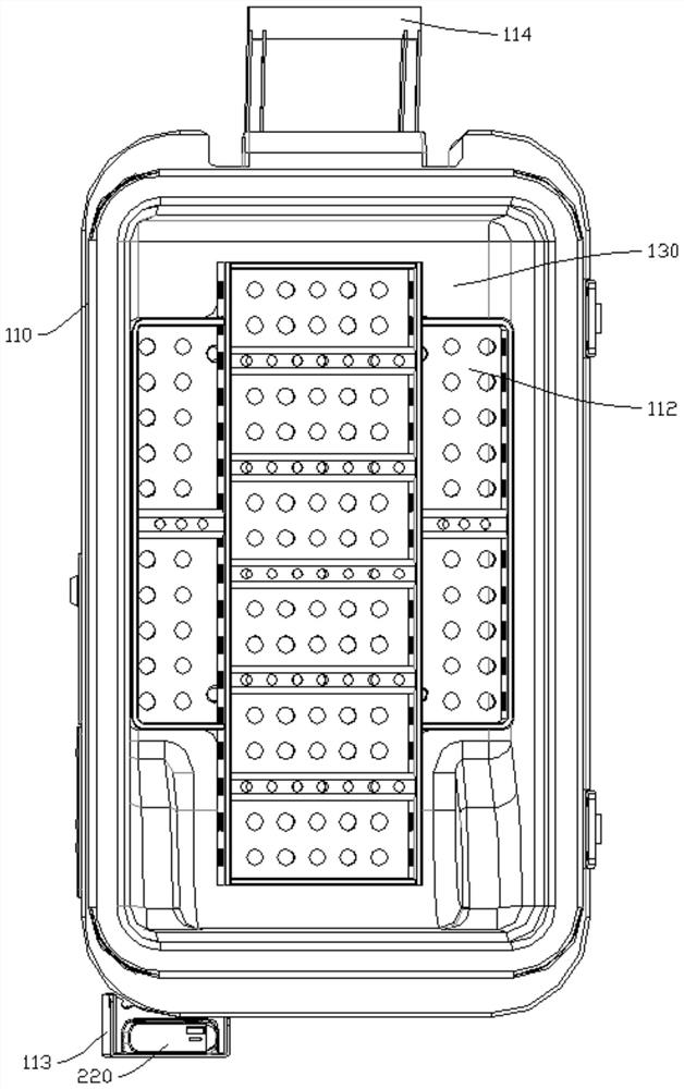 Portable blood transport case