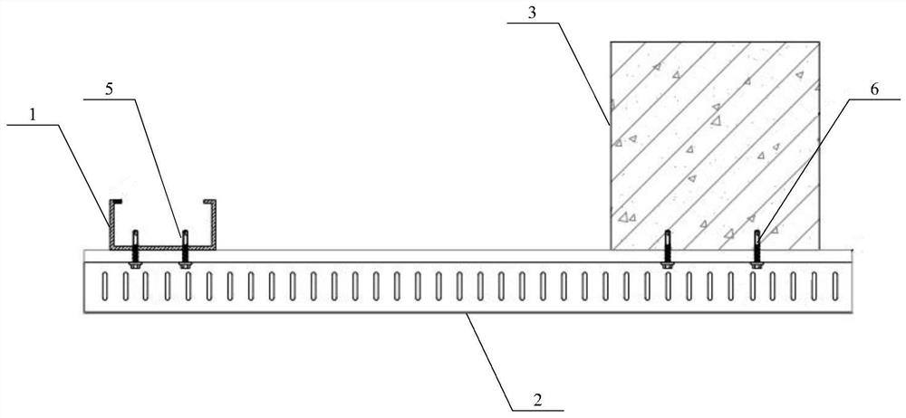 Damping device of light steel keel wall