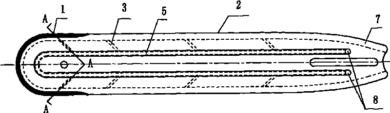 Chain saw guide plate