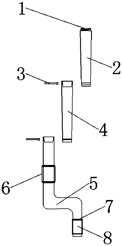 Assembled steel beam bolt tightening device