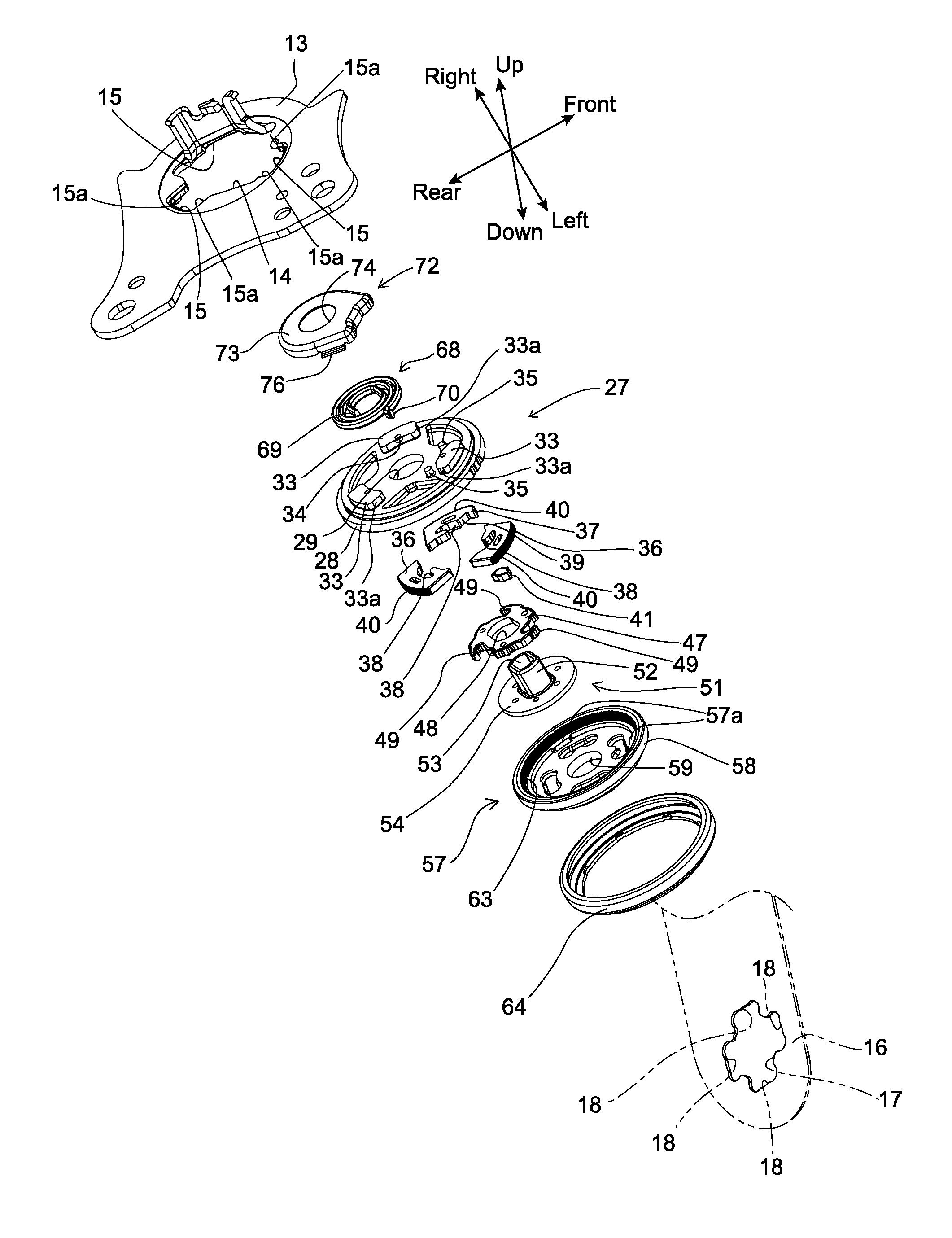 Seat reclining apparatus