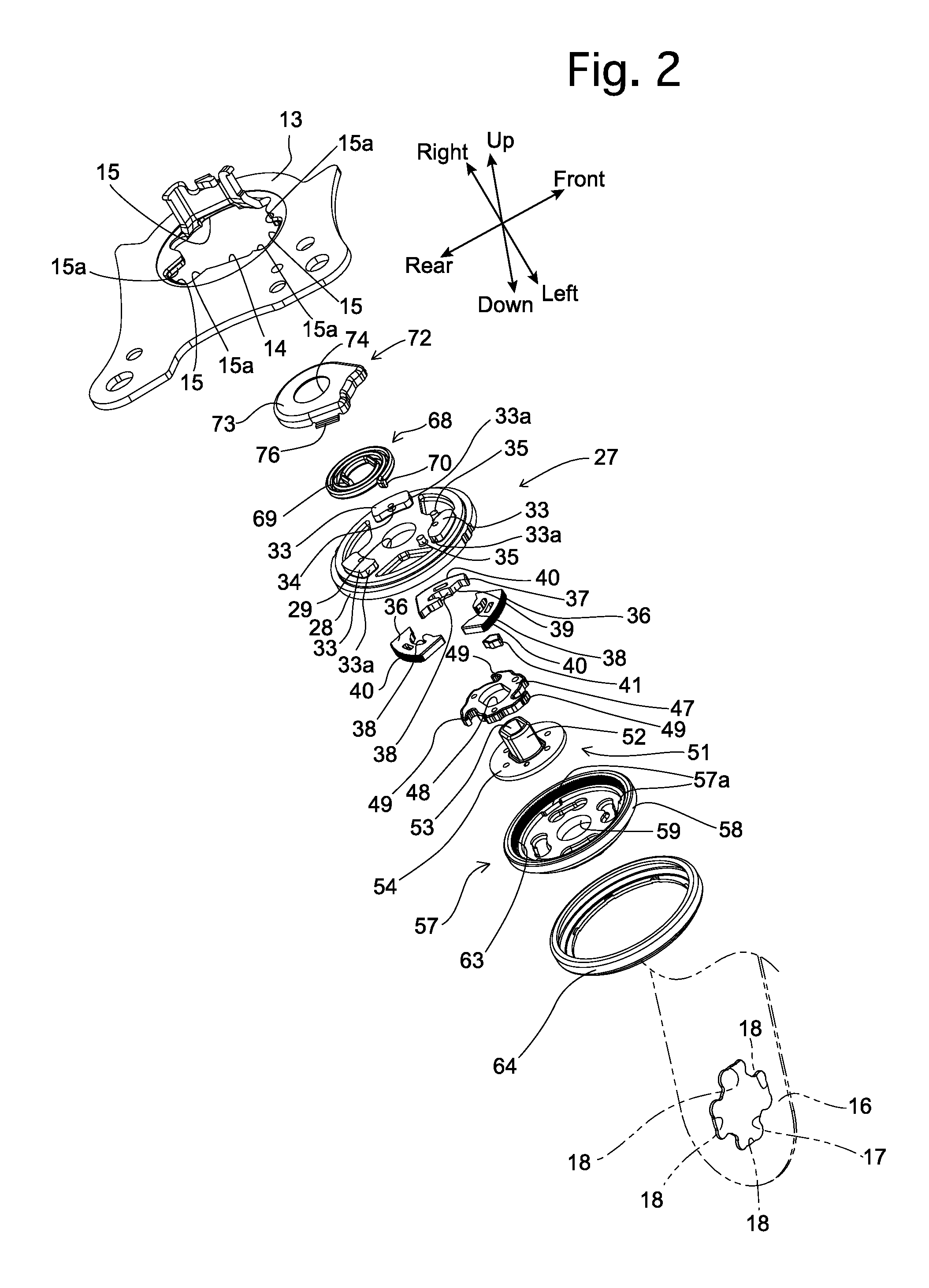 Seat reclining apparatus