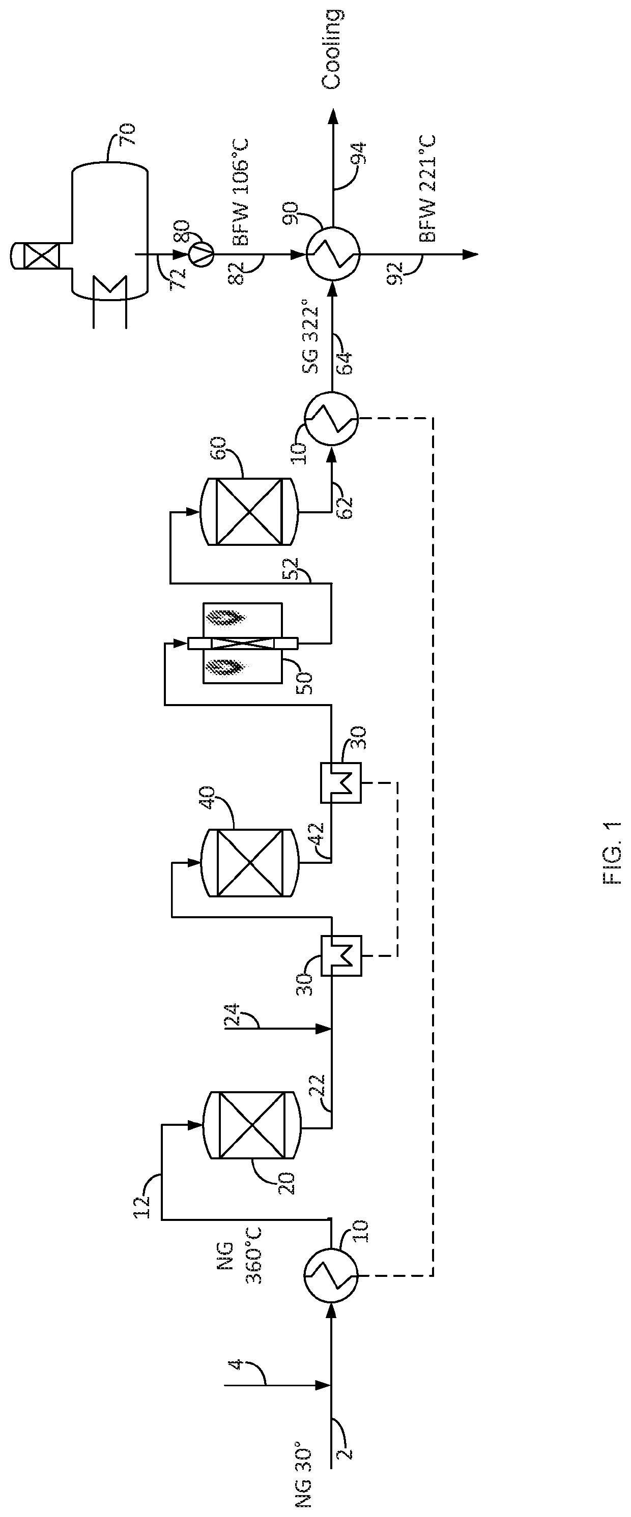 Method for improving thermal efficiency of steam production